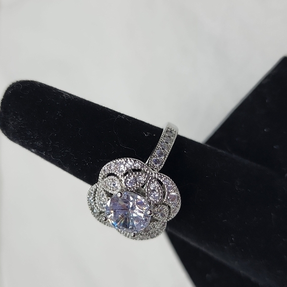 🎄NWT ART DECO DIAMOND RING🎄 - Picture 3 of 10